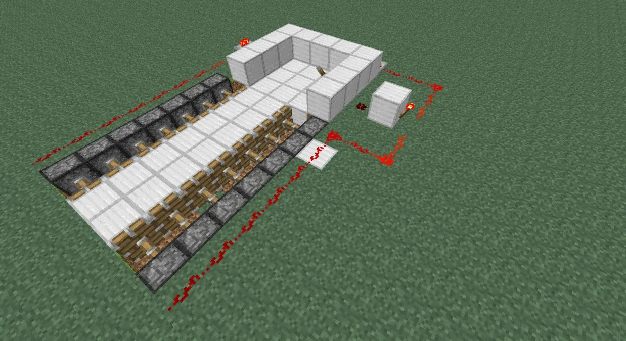 Ловушки Redstone для защиты периметра