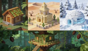 Как использовать биомы Minecraft в строительстве