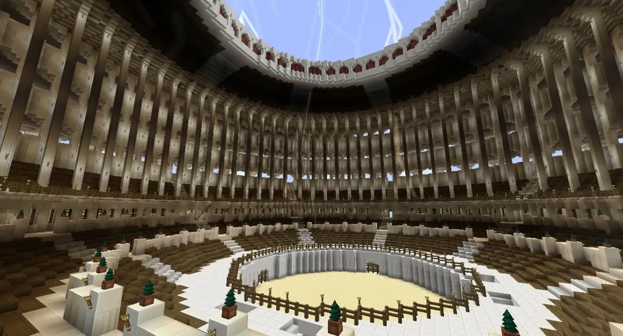 PVP арены Minecraft карты для боёв