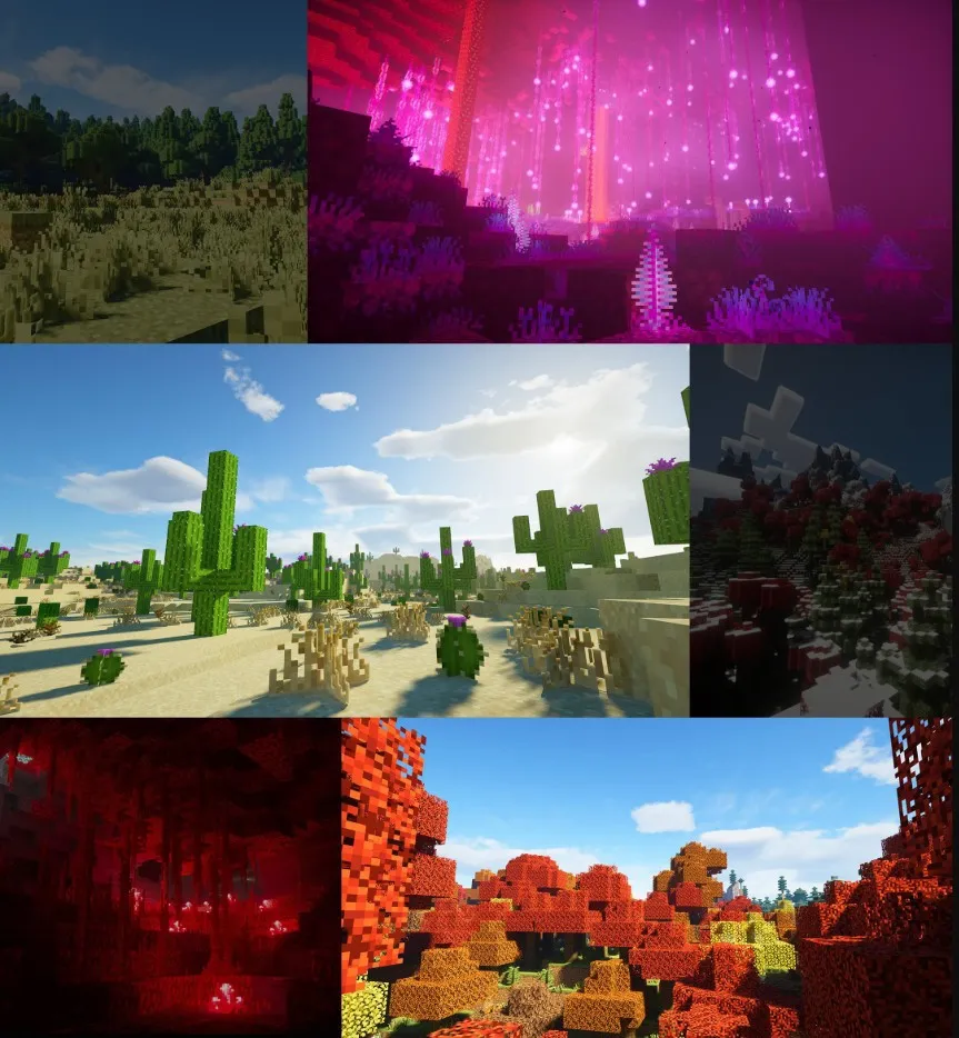 Биомы Minecraft — полный обзор зон, климата и особенностей