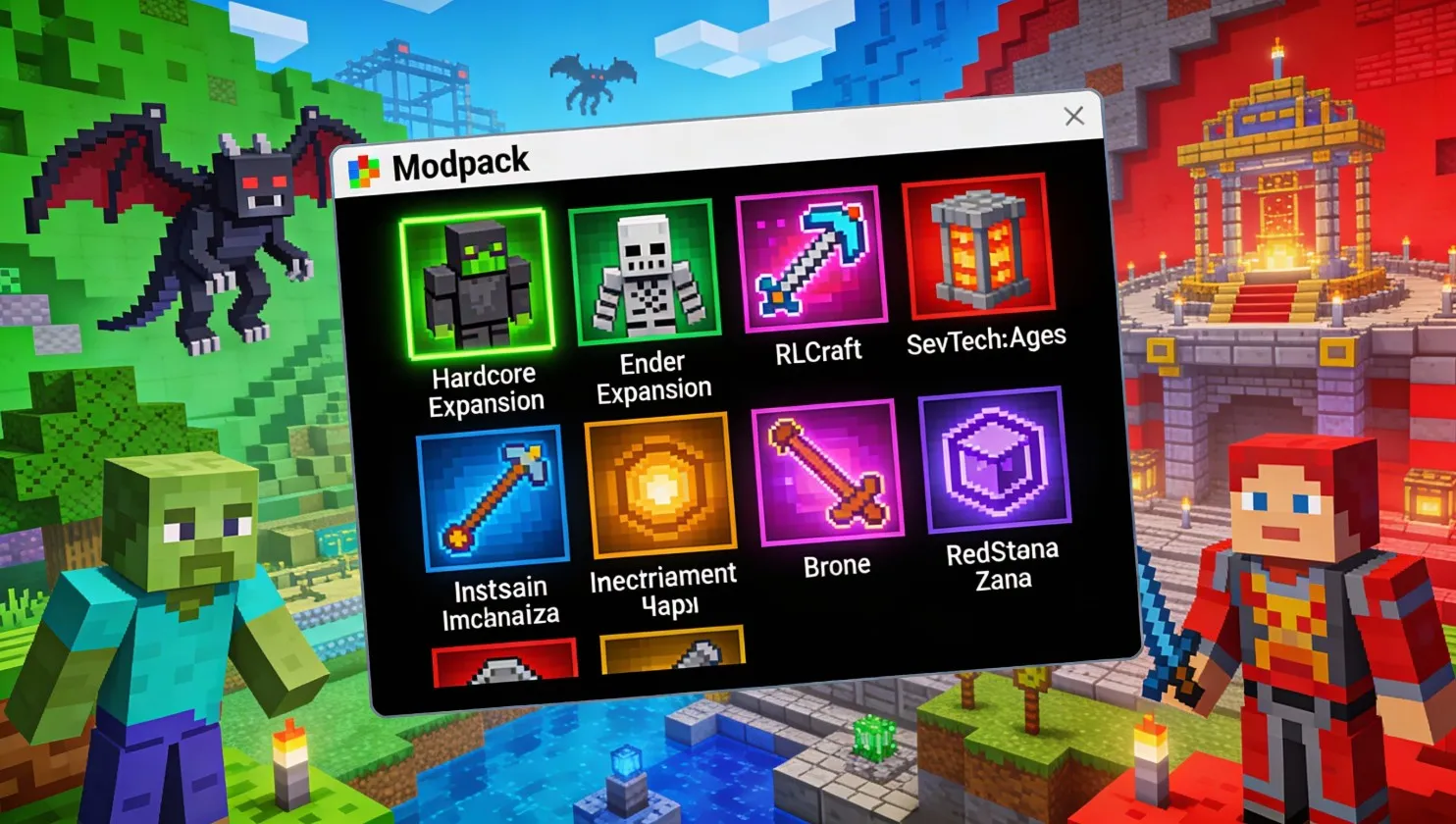 Хардкорные модпаки Minecraft повышенной сложности