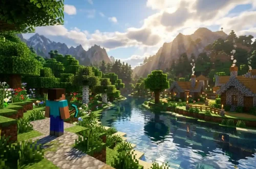 Minecraft RTX и Vibrant Visuals: как меняется графика игры